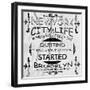 New York City Vector Art-emeget-Framed Art Print