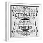 New York City Vector Art-emeget-Framed Art Print