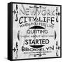 New York City Vector Art-emeget-Framed Stretched Canvas