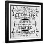 New York City Vector Art-emeget-Framed Art Print