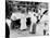 New York City, Vendor with Wares Displayed, Little Italy, 1900s-null-Stretched Canvas