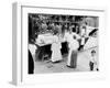 New York City, Vendor with Wares Displayed, Little Italy, 1900s-null-Framed Art Print