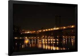 New York City Williamsburg Bridge-null-Framed Photo