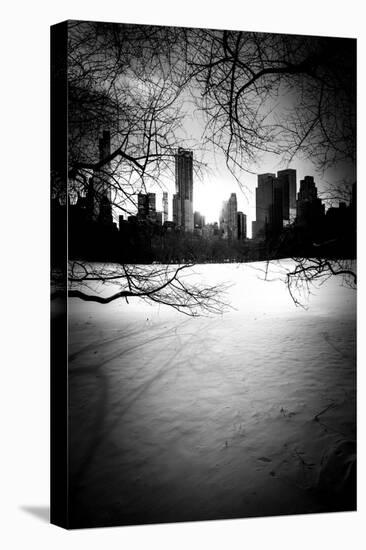 New York City Winter Skyline Nº2-Guilherme Pontes-Stretched Canvas