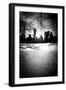 New York City Winter Skyline Nº2-Guilherme Pontes-Framed Giclee Print