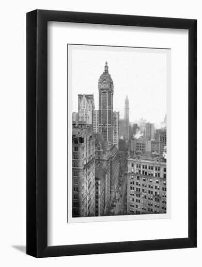 New York City with Singer Tower, 1911-Moses King-Framed Photo