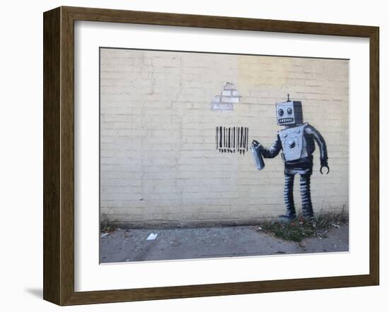 New York City-Banksy-Framed Art Print