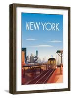 New York City-Omar Escalante-Framed Art Print