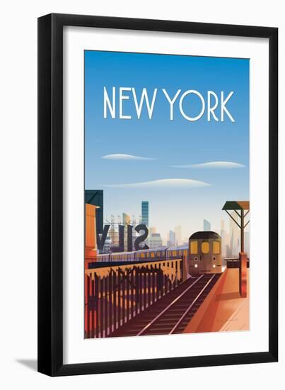 New York City-Omar Escalante-Framed Art Print