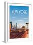 New York City-Omar Escalante-Framed Art Print