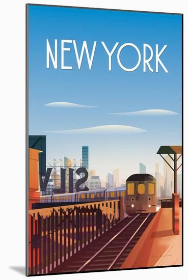 New York City-Omar Escalante-Mounted Art Print