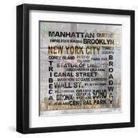 New York City-Alicia Soave-Framed Art Print