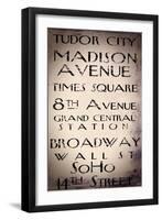 New York City-null-Framed Premium Giclee Print