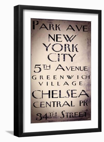 New York City-null-Framed Premium Giclee Print