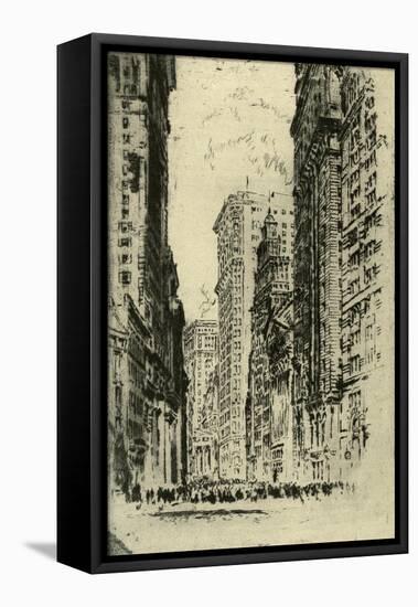 New York City --Joseph Pennell-Framed Stretched Canvas