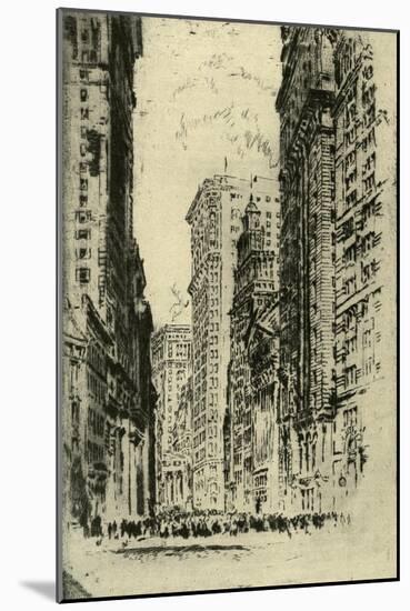 New York City --Joseph Pennell-Mounted Giclee Print