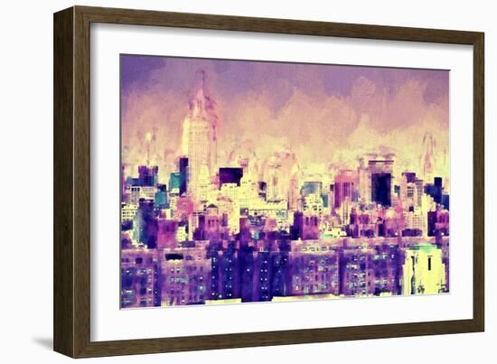 New York Cityscape II-Philippe Hugonnard-Framed Giclee Print