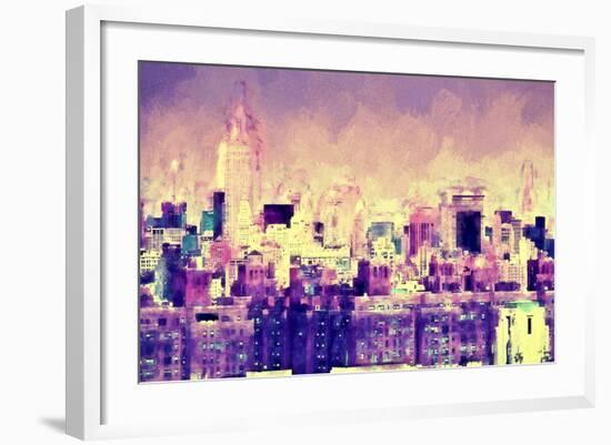 New York Cityscape II-Philippe Hugonnard-Framed Giclee Print