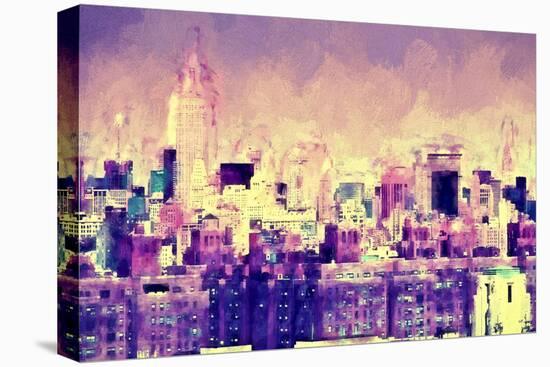 New York Cityscape II-Philippe Hugonnard-Stretched Canvas