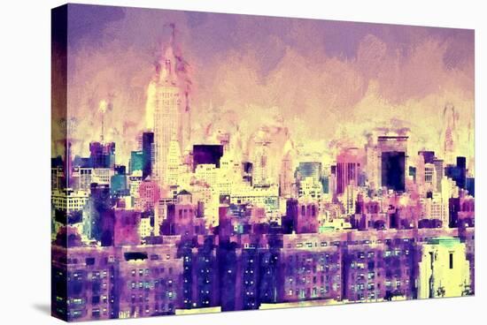 New York Cityscape II-Philippe Hugonnard-Stretched Canvas