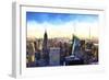 New York Cityscape III-Philippe Hugonnard-Framed Giclee Print