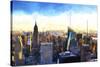 New York Cityscape III-Philippe Hugonnard-Stretched Canvas