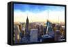 New York Cityscape III-Philippe Hugonnard-Framed Stretched Canvas