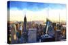 New York Cityscape III-Philippe Hugonnard-Stretched Canvas