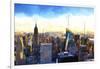 New York Cityscape III-Philippe Hugonnard-Framed Giclee Print