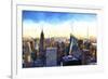 New York Cityscape III-Philippe Hugonnard-Framed Giclee Print