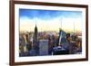 New York Cityscape III-Philippe Hugonnard-Framed Giclee Print