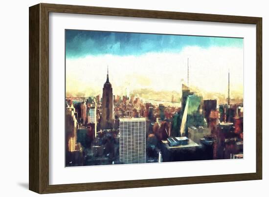 New York Cityscape IV-Philippe Hugonnard-Framed Giclee Print