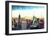 New York Cityscape IV-Philippe Hugonnard-Framed Giclee Print