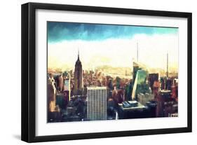 New York Cityscape IV-Philippe Hugonnard-Framed Giclee Print