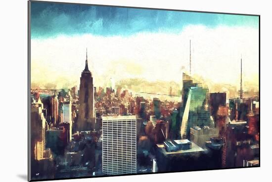 New York Cityscape IV-Philippe Hugonnard-Mounted Giclee Print