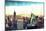 New York Cityscape IV-Philippe Hugonnard-Mounted Giclee Print