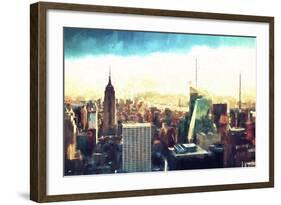 New York Cityscape IV-Philippe Hugonnard-Framed Giclee Print