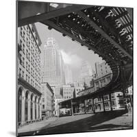 New York Cityscape, Sunday-The Chelsea Collection-Mounted Giclee Print