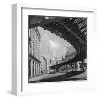 New York Cityscape, Sunday-The Chelsea Collection-Framed Giclee Print