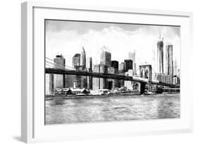 New York Cityscape-Philippe Hugonnard-Framed Giclee Print