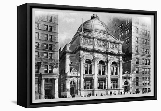 New York Clearing House, 1911-Moses King-Framed Stretched Canvas