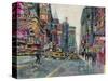 New York Collage 1-Patti Mollica-Stretched Canvas