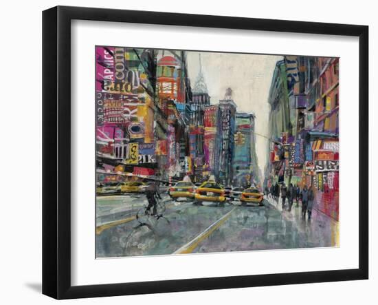 New York Collage 1-Patti Mollica-Framed Art Print