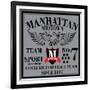 New York College Graphic Design for T-Shirt-emeget-Framed Art Print