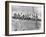 New York Construction Workers Lunching on a Crossbeam-null-Framed Premium Photographic Print