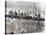 New York Construction Workers Lunching on a Crossbeam-null-Stretched Canvas