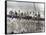 New York Construction Workers Lunching on a Crossbeam-null-Framed Stretched Canvas