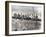 New York Construction Workers Lunching on a Crossbeam-null-Framed Premium Photographic Print