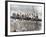 New York Construction Workers Lunching on a Crossbeam-null-Framed Premium Photographic Print