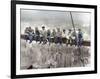 New York Construction Workers Lunching on a Crossbeam-null-Framed Photographic Print